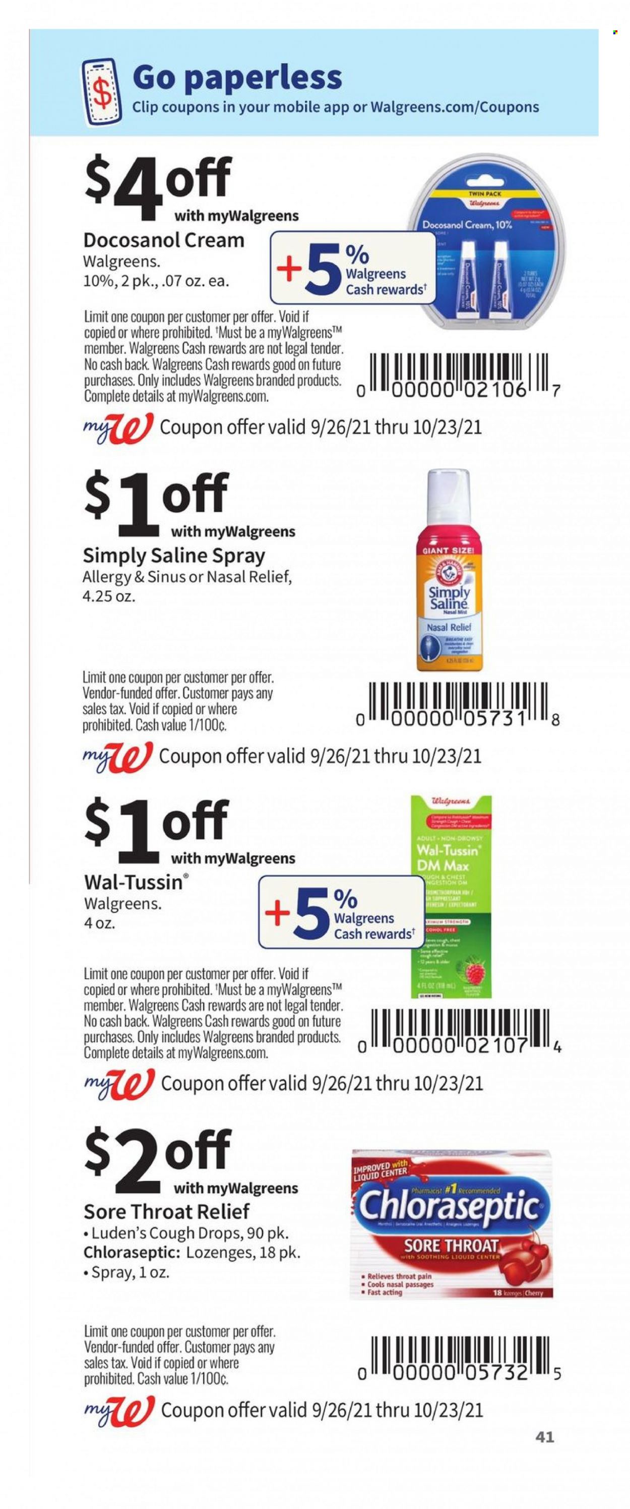 Walgreens ad - 09/26/2021 - 10/23/2021. Page 41