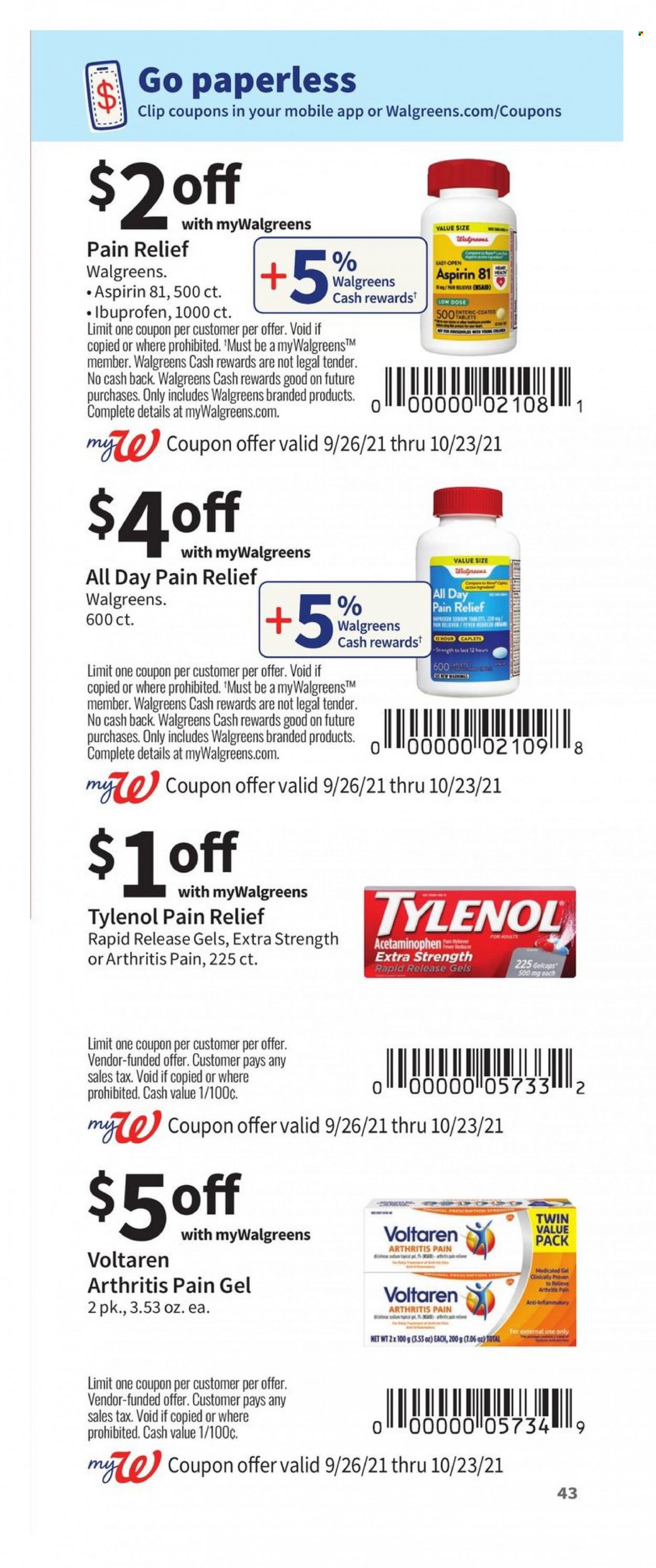 Walgreens ad - 09/26/2021 - 10/23/2021. Page 43