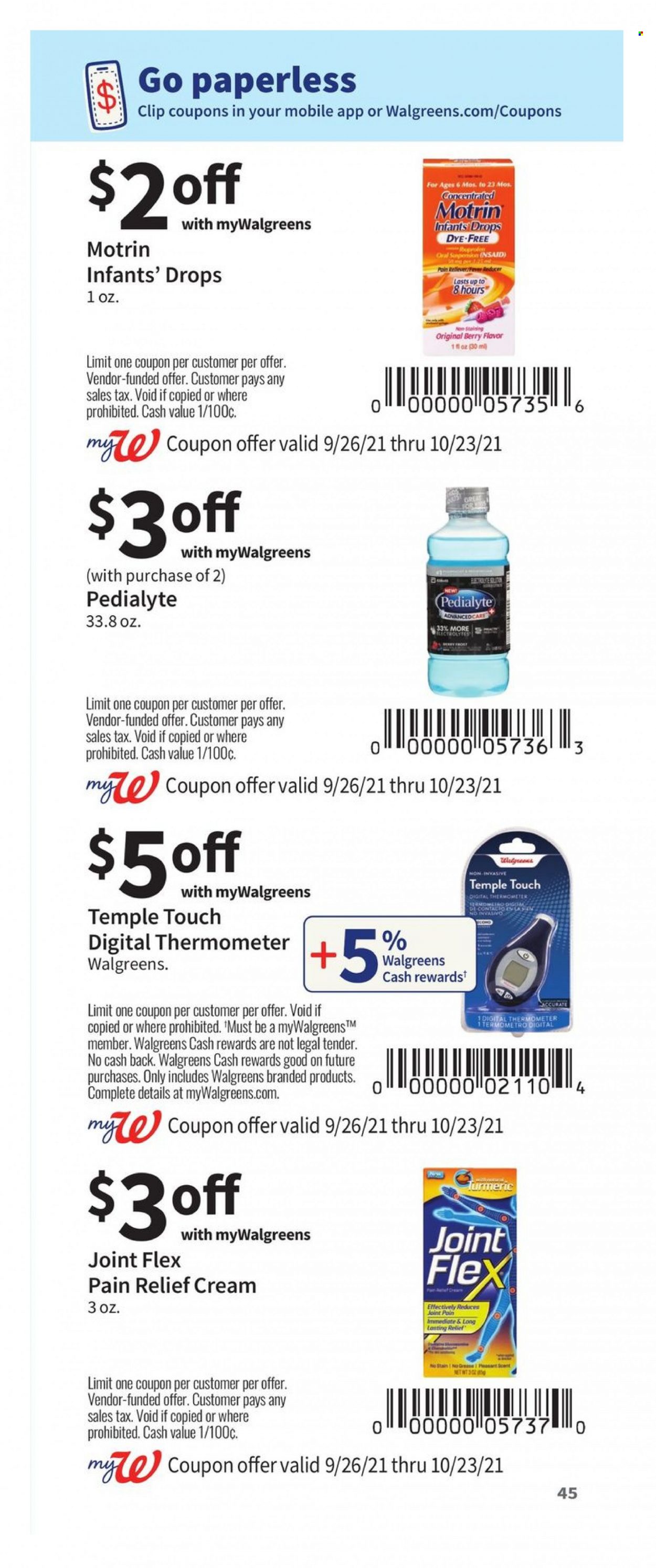 Walgreens ad - 09/26/2021 - 10/23/2021. Page 45