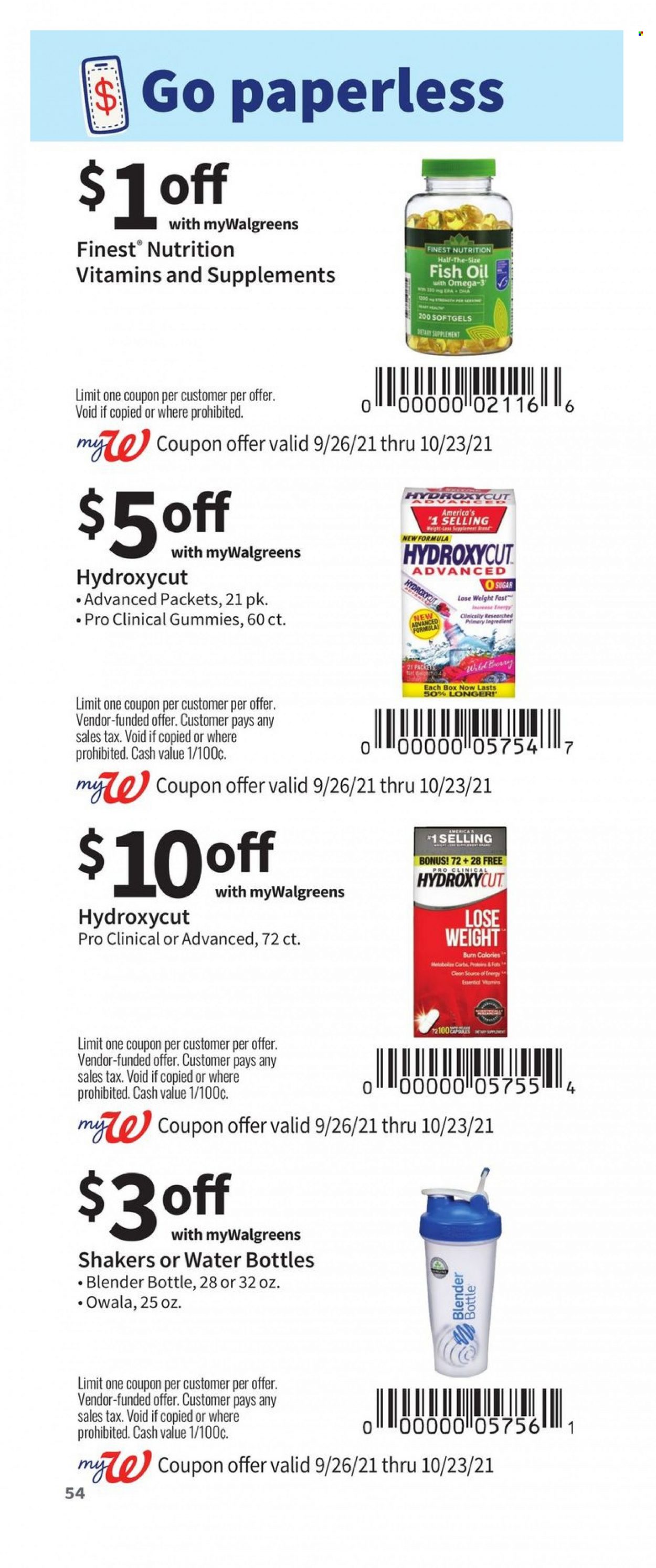Walgreens ad - 09/26/2021 - 10/23/2021. Page 54