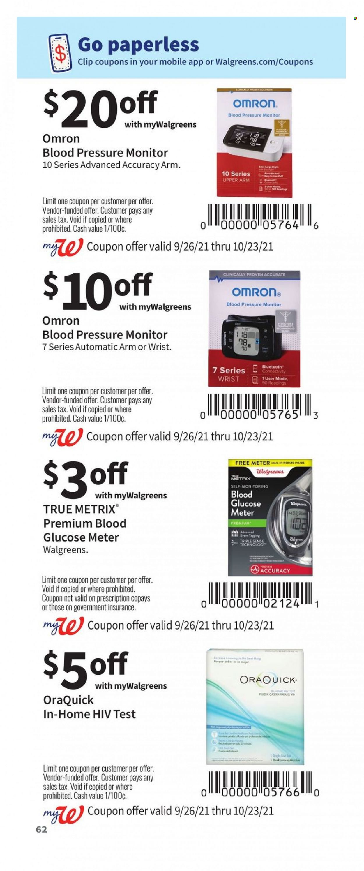 Walgreens ad - 09/26/2021 - 10/23/2021. Page 62