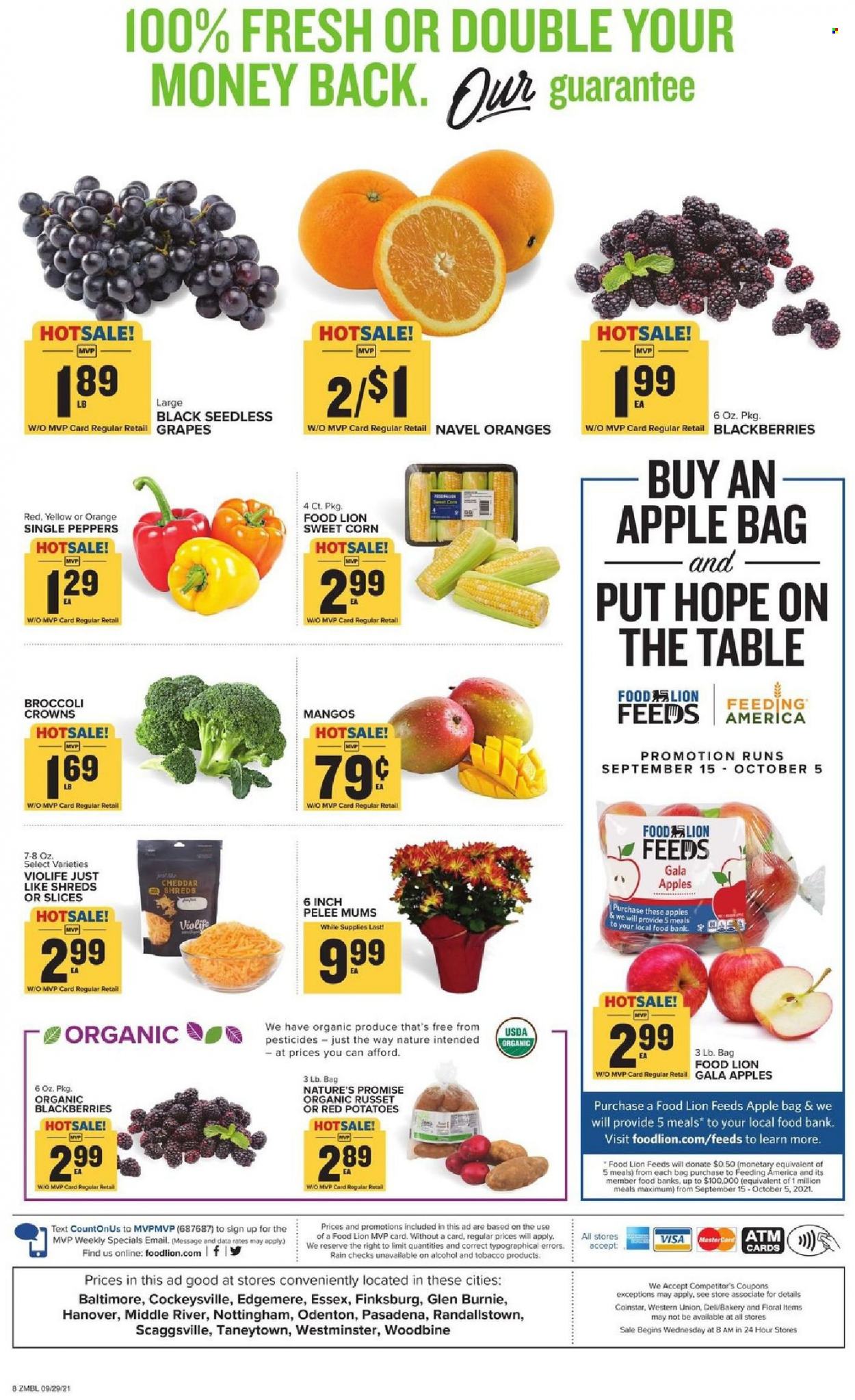 Food Lion ad - 09/29/2021 - 10/05/2021. Page 8