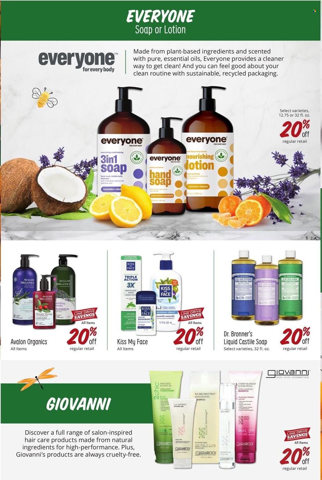 thumbnail - Sprouts Flyer - 09/29/2021 - 10/26/2021 - Sales products - tea, wine, rosé wine, body wash, shampoo, hand soap, soap, body lotion, anti-perspirant, deodorant, essential oils. Page 26.