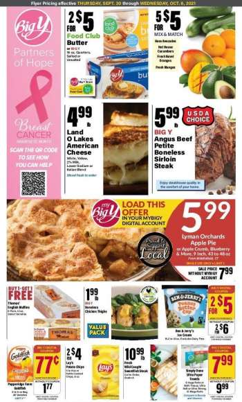 Big Y Flyer - 09/30/2021 - 10/06/2021.