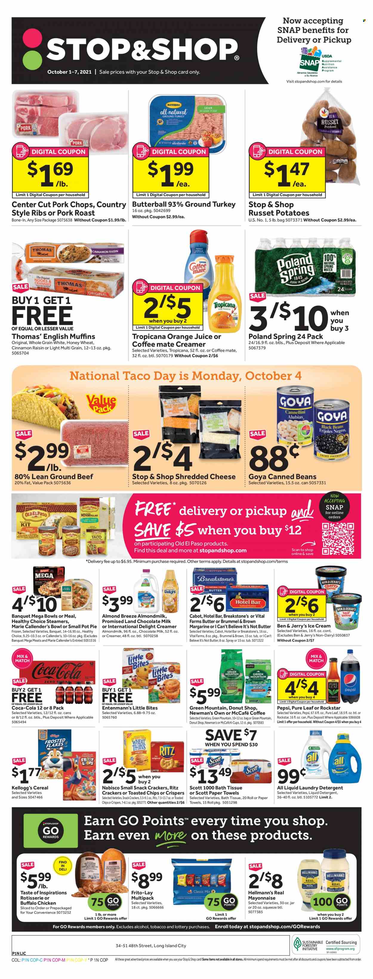 Stop & Shop ad - 10/01/2021 - 10/07/2021. Page 1