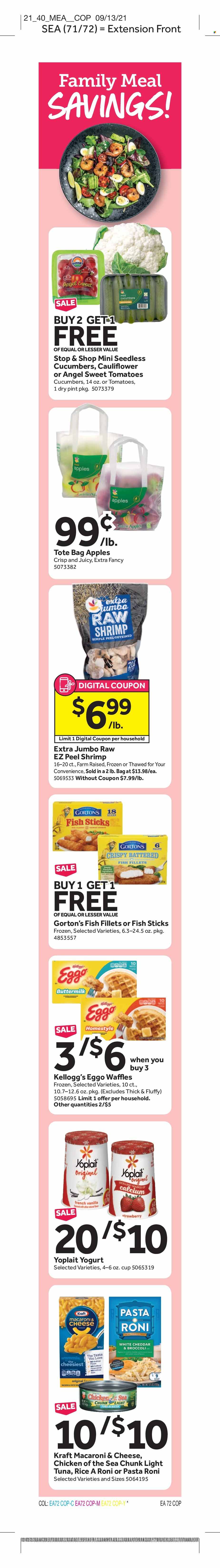 Stop & Shop ad - 10/01/2021 - 10/07/2021. Page 15