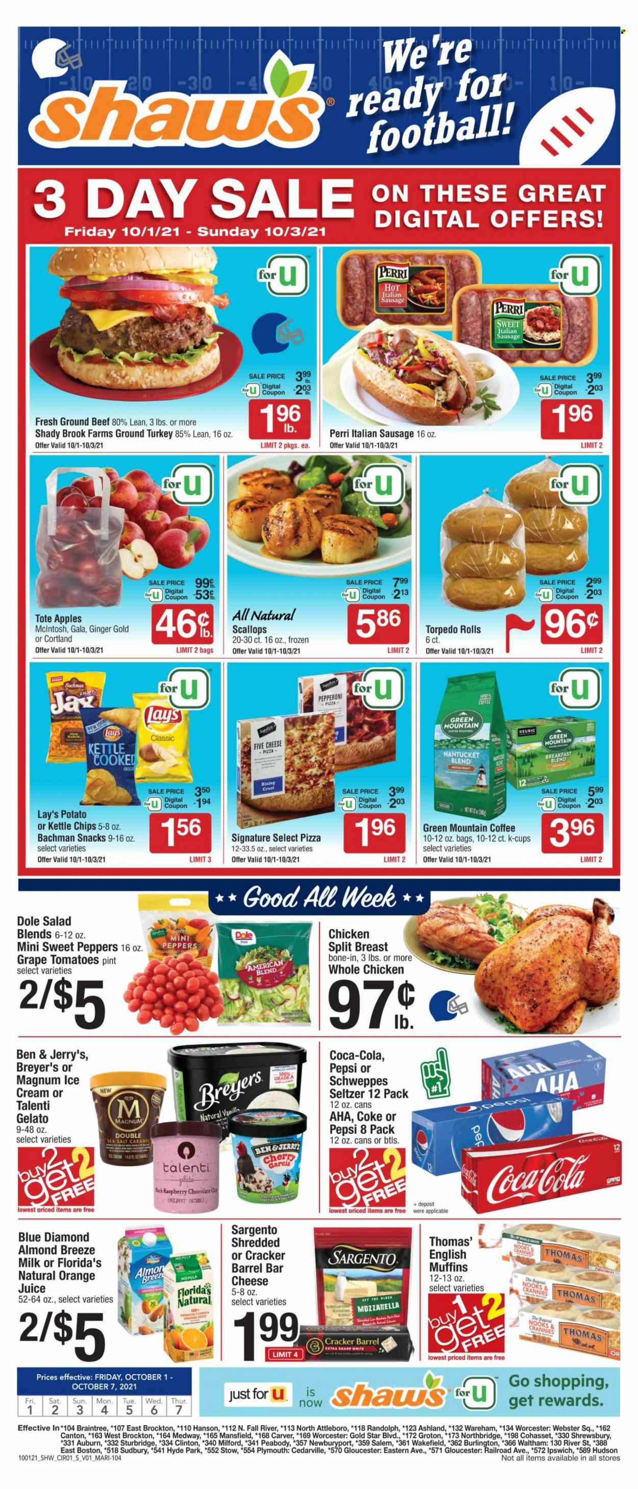 Shaw’s ad - 10/01/2021 - 10/07/2021. Page 1