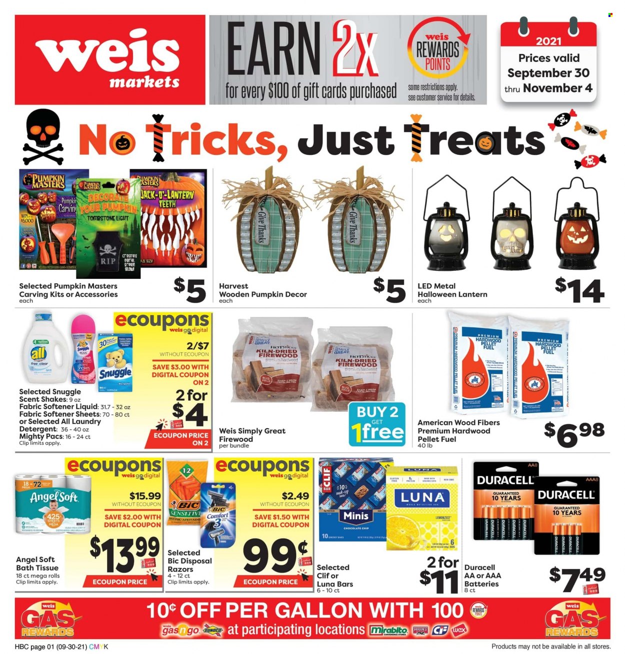Weis ad - 09/30/2021 - 11/04/2021. Page 1
