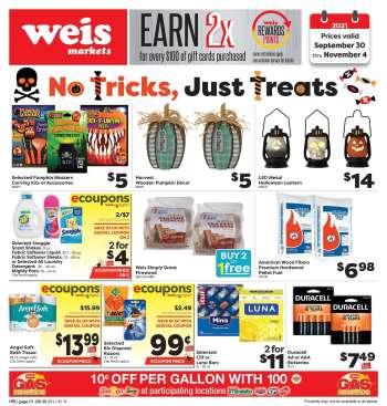 Weis Flyer - 09/30/2021 - 11/04/2021.