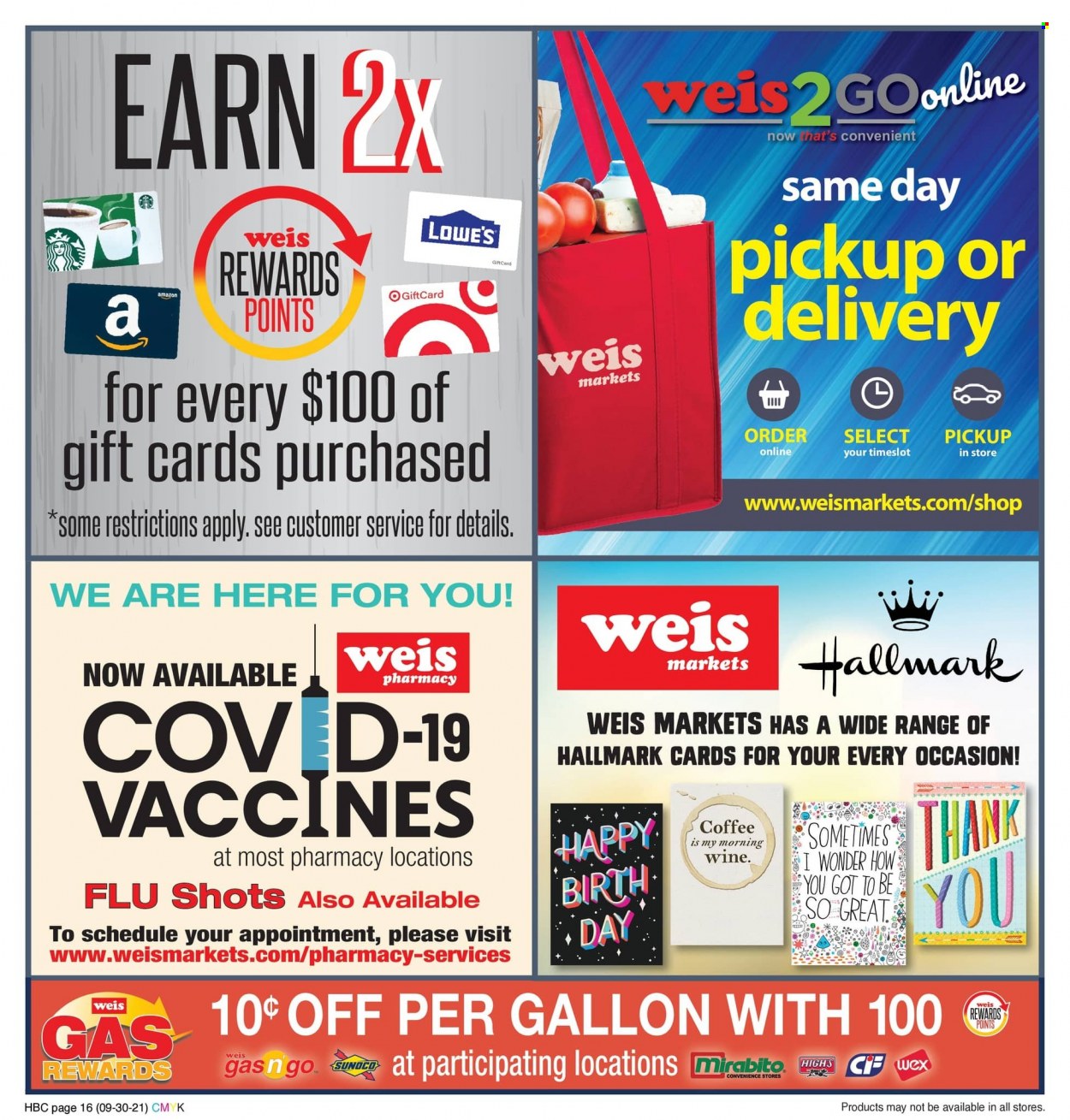 Weis ad - 09/30/2021 - 11/04/2021. Page 16