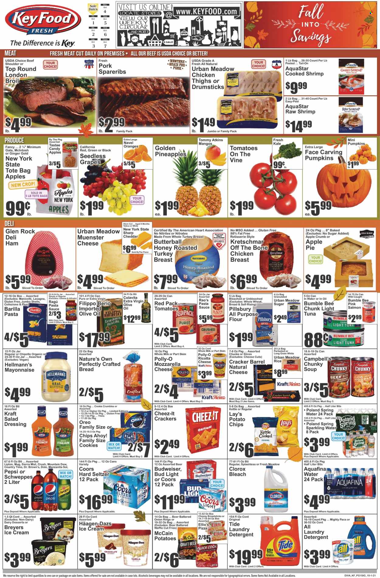 Key Food ad - 10/01/2021 - 10/07/2021. Page 1