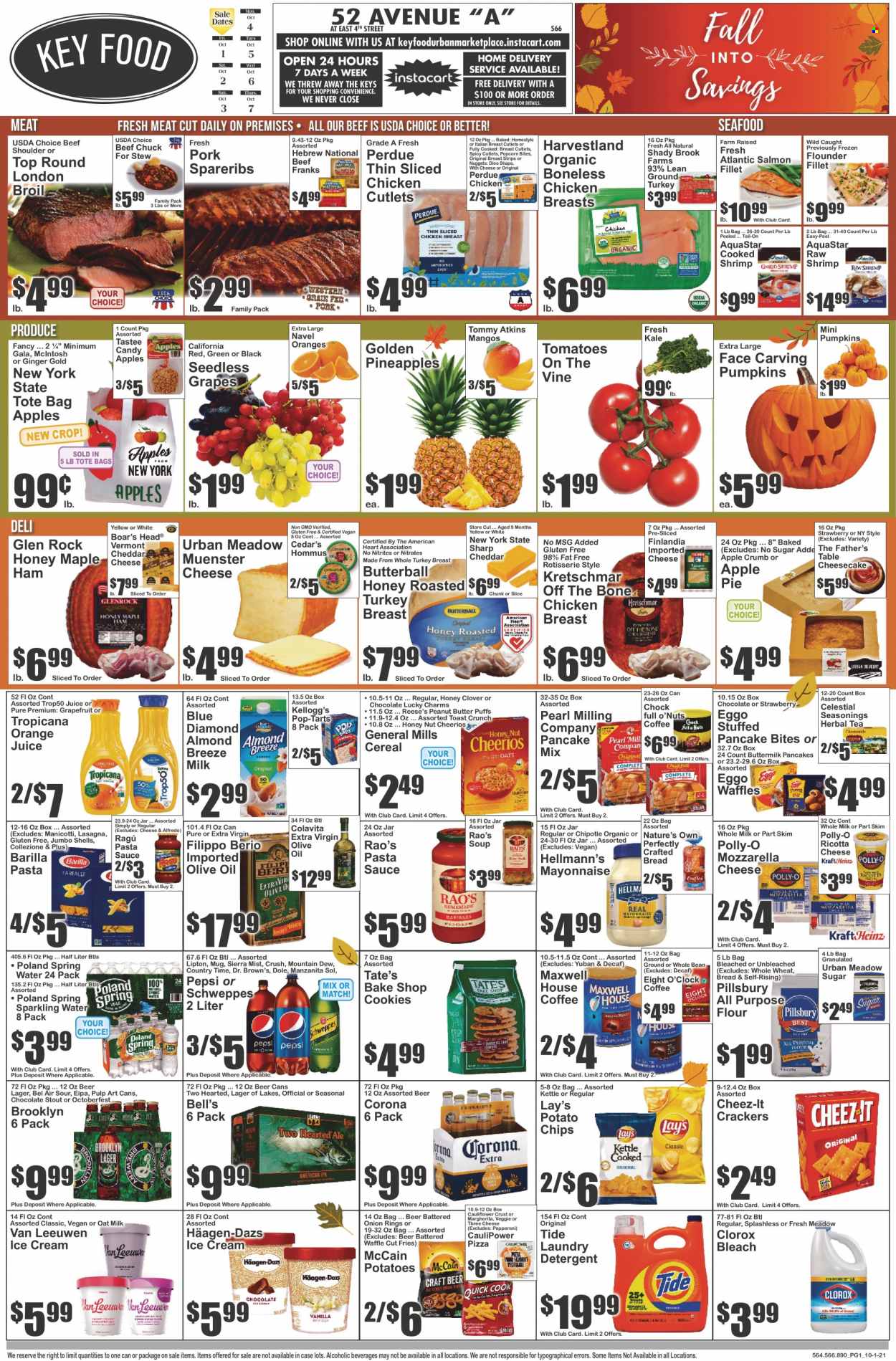 Key Food ad - 10/01/2021 - 10/07/2021. Page 1