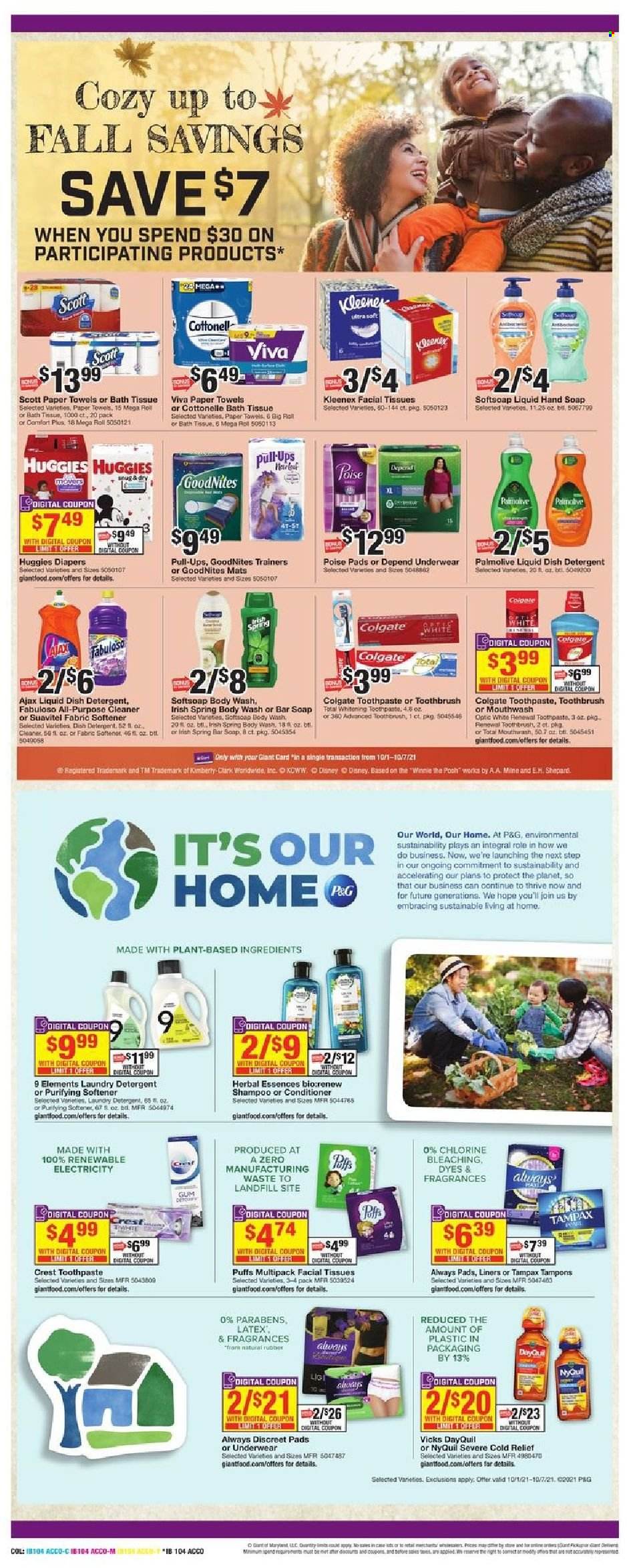 Giant Food ad - 10/01/2021 - 10/07/2021. Page 9