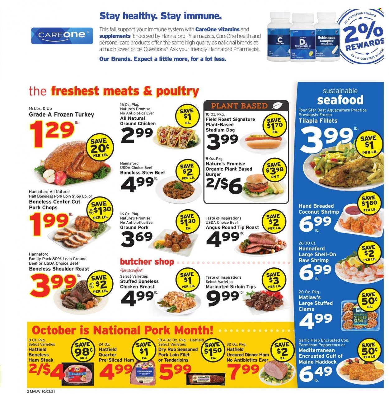 Hannaford ad - 10/03/2021 - 10/09/2021. Page 2