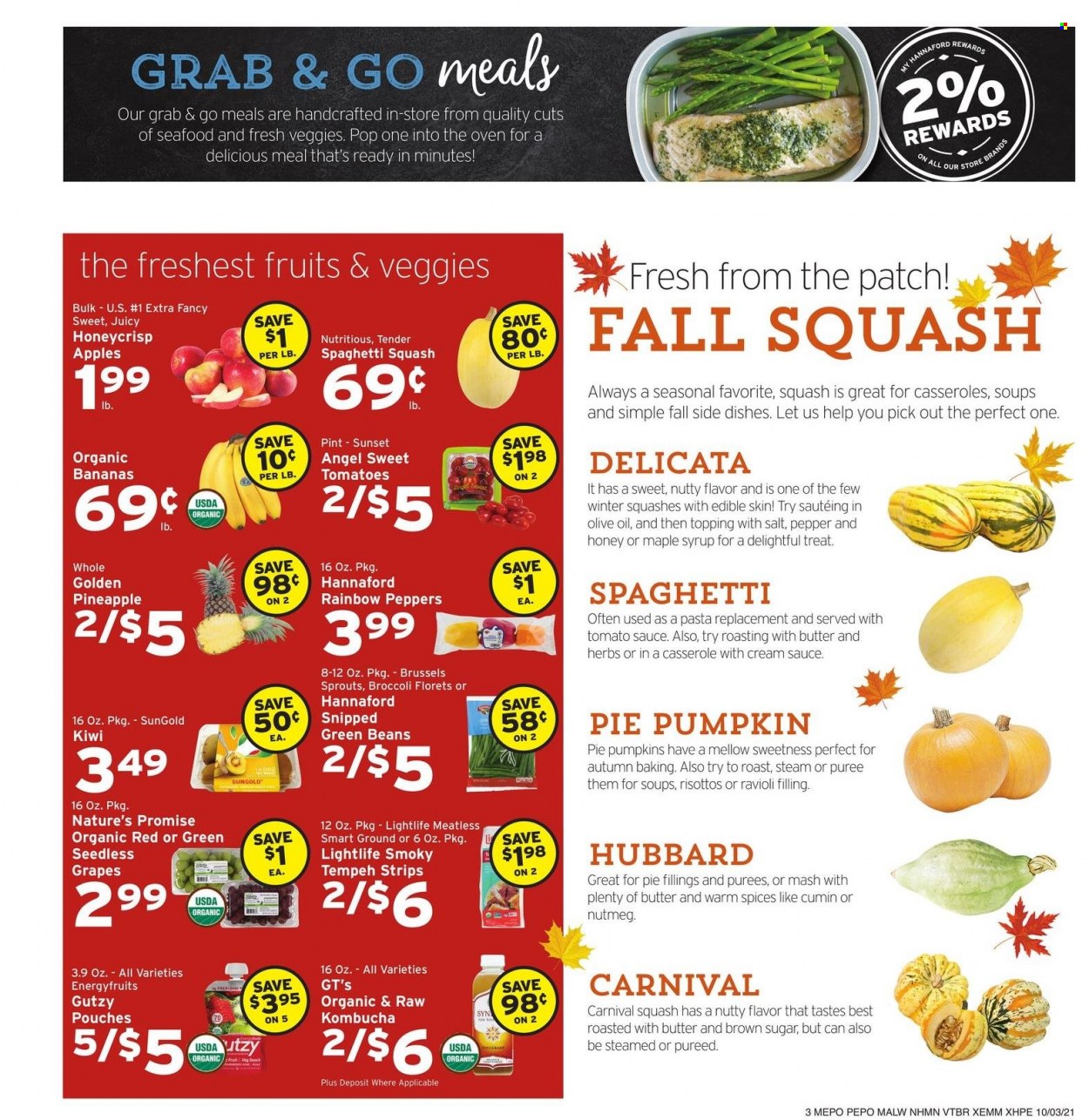 Hannaford ad - 10/03/2021 - 10/09/2021. Page 3