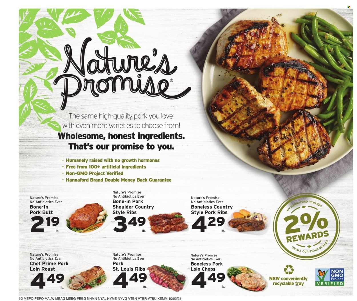 Hannaford ad - 10/03/2021 - 10/09/2021. Page 10
