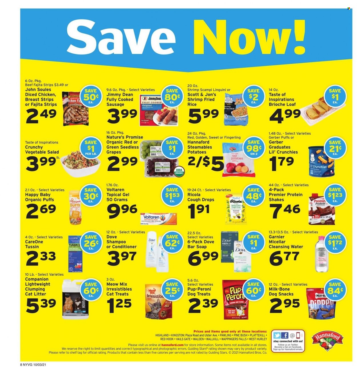 Hannaford ad - 10/03/2021 - 10/09/2021. Page 8