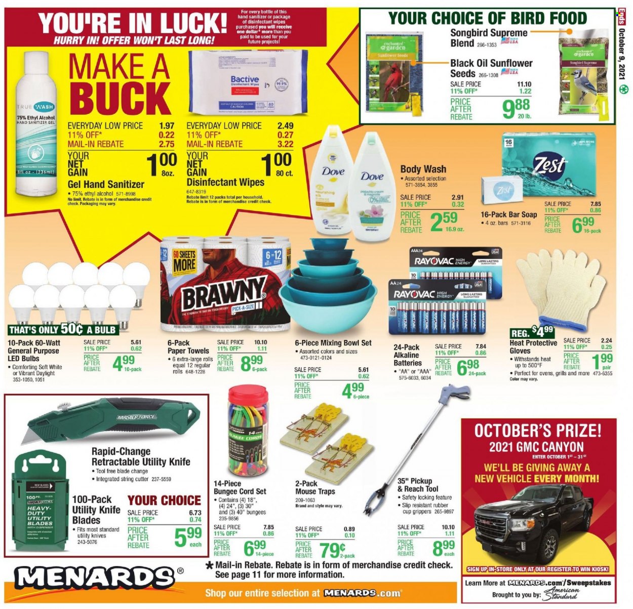 Menards ad - 09/30/2021 - 10/09/2021. Page 18