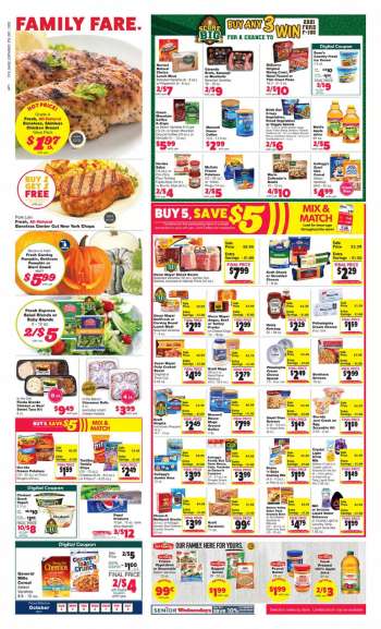 Family Fare Flyer - 10/03/2021 - 10/09/2021.