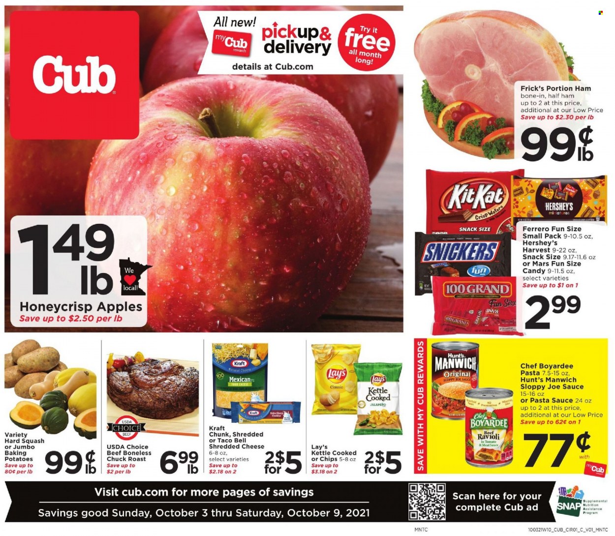 Cub Foods ad - 10/03/2021 - 10/09/2021. Page 1