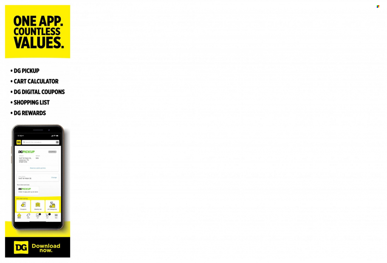 Dollar General ad - 10/03/2021 - 10/09/2021. Page 7