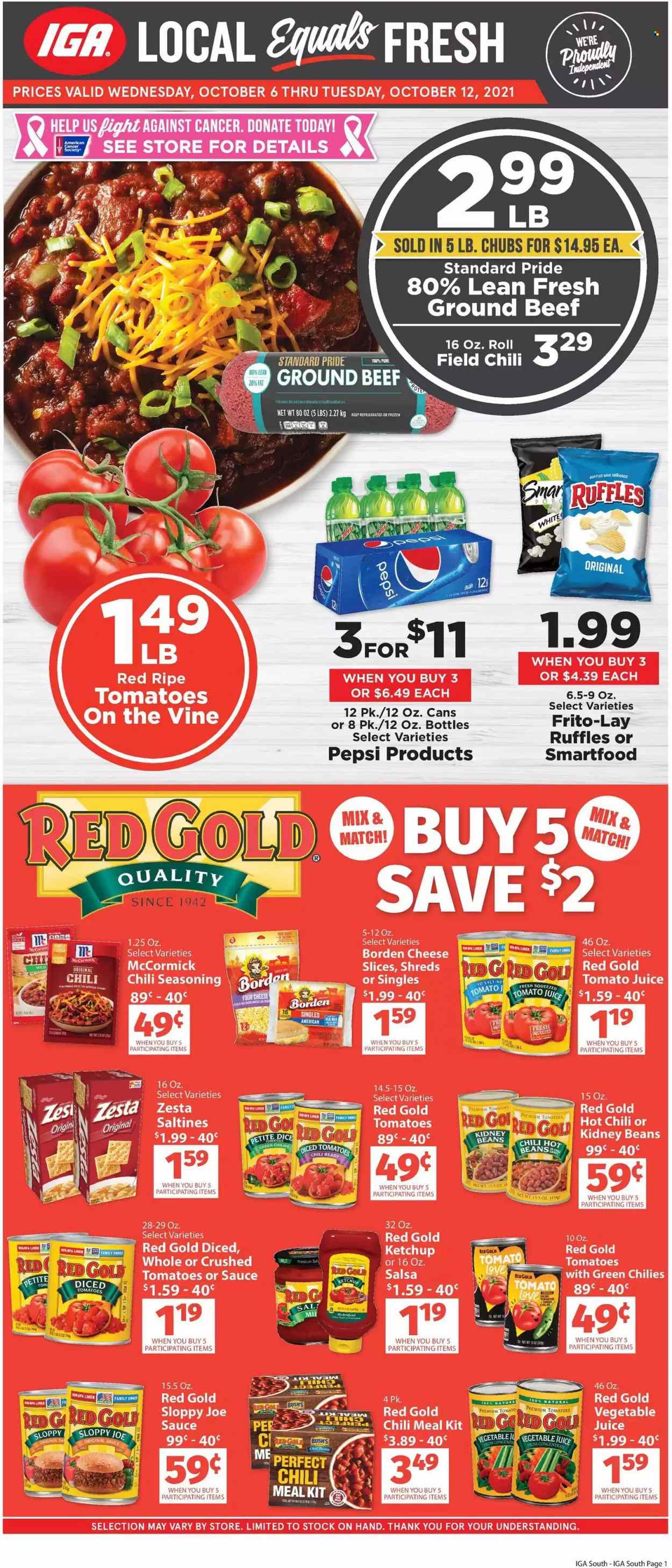 IGA ad - 10/06/2021 - 10/12/2021. Page 1