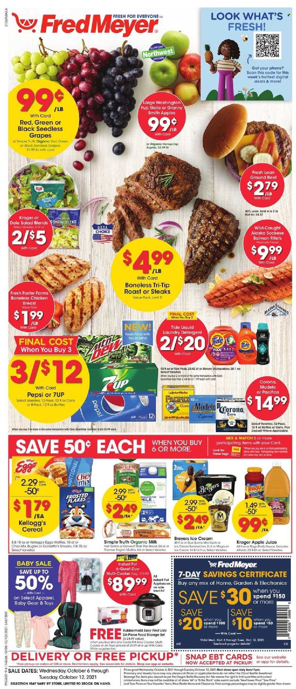 Fred Meyer ad - 10/06/2021 - 10/12/2021. Page 1