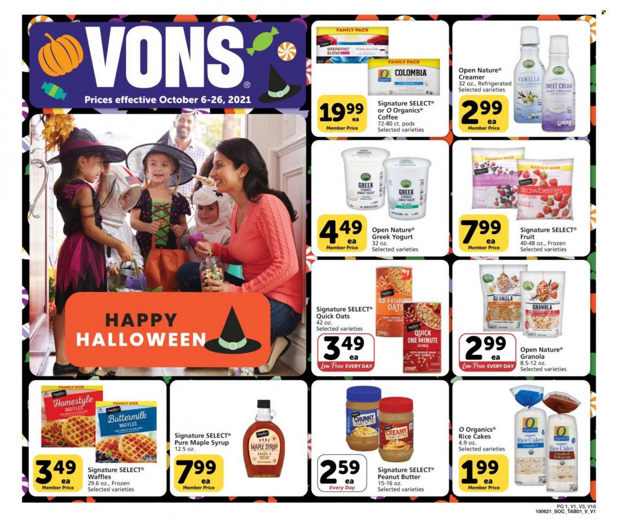 Vons ad - 10/06/2021 - 10/26/2021. Page 1