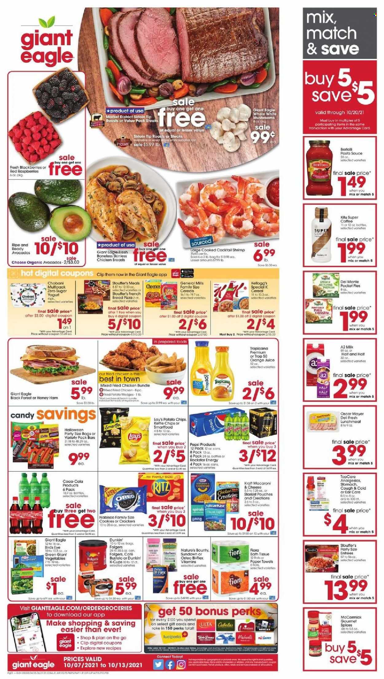 Giant Eagle ad - 10/07/2021 - 10/13/2021. Page 1