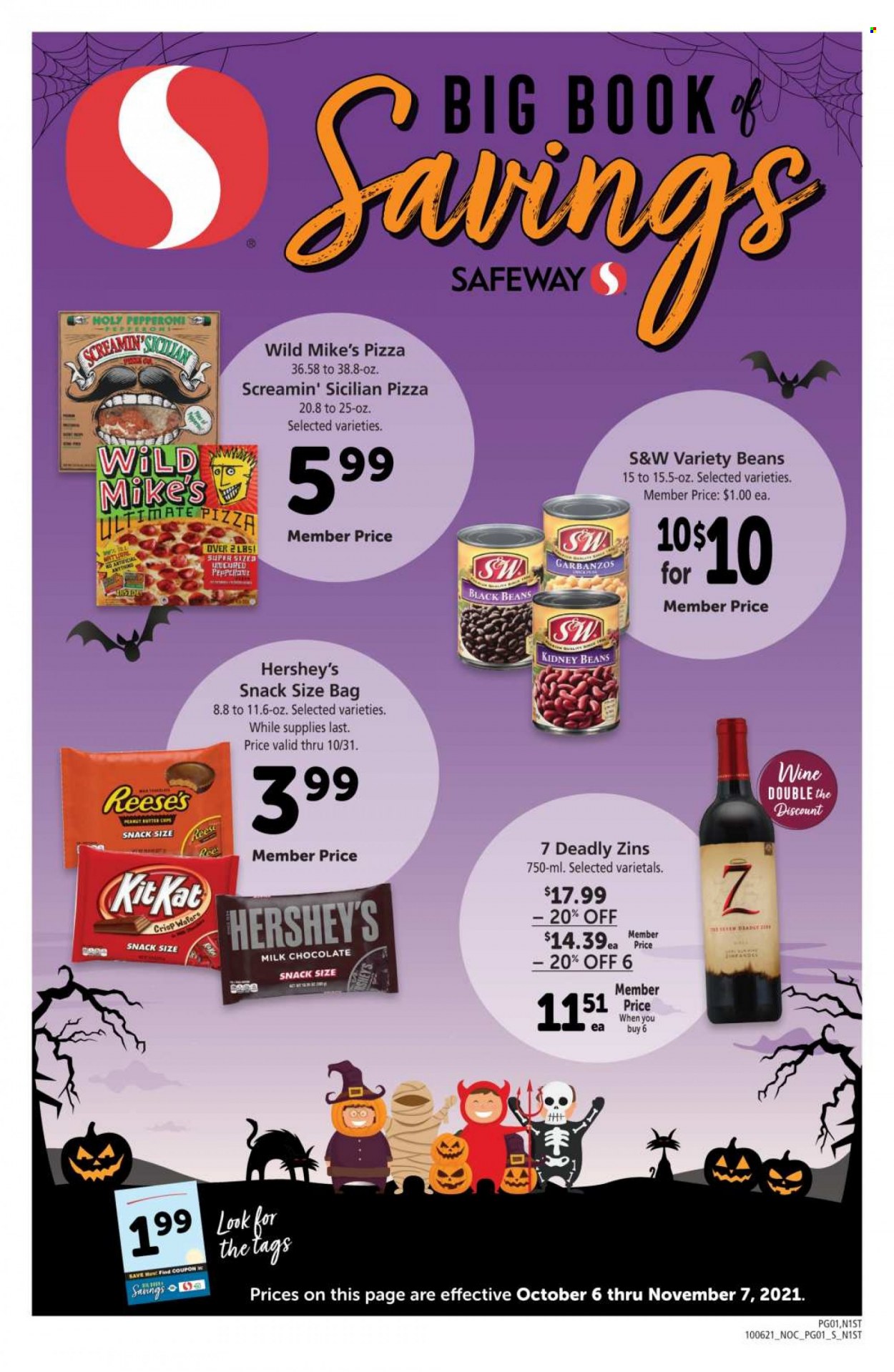 Safeway ad - 10/06/2021 - 11/07/2021. Page 1