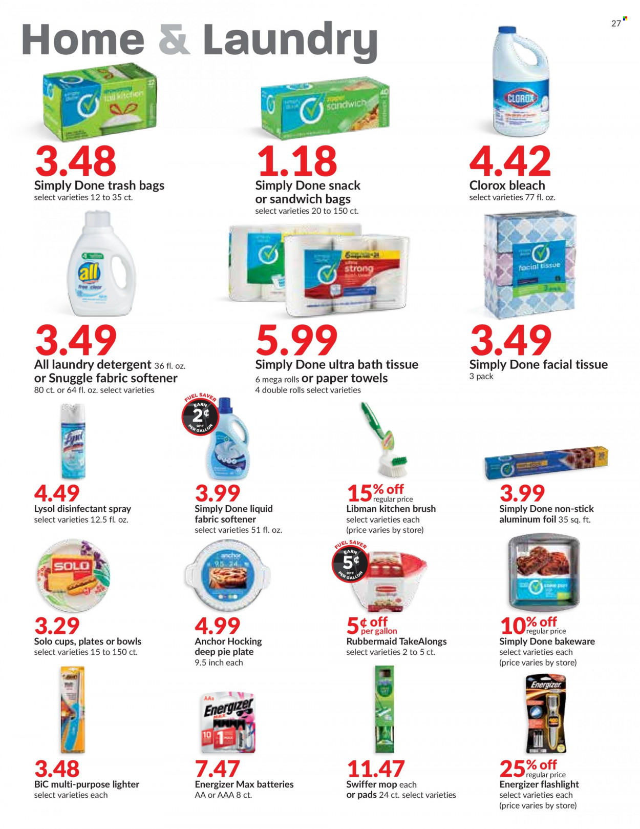 Hy-Vee ad - 10/06/2021 - 10/12/2021. Page 27