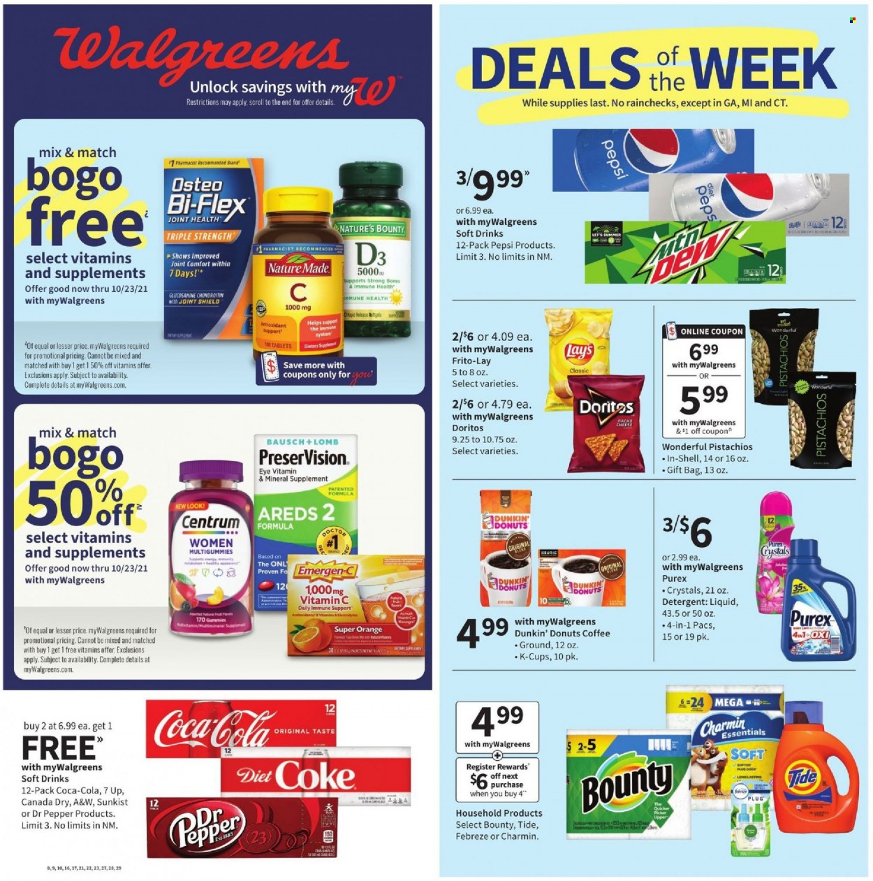 Walgreens ad - 10/10/2021 - 10/16/2021. Page 1