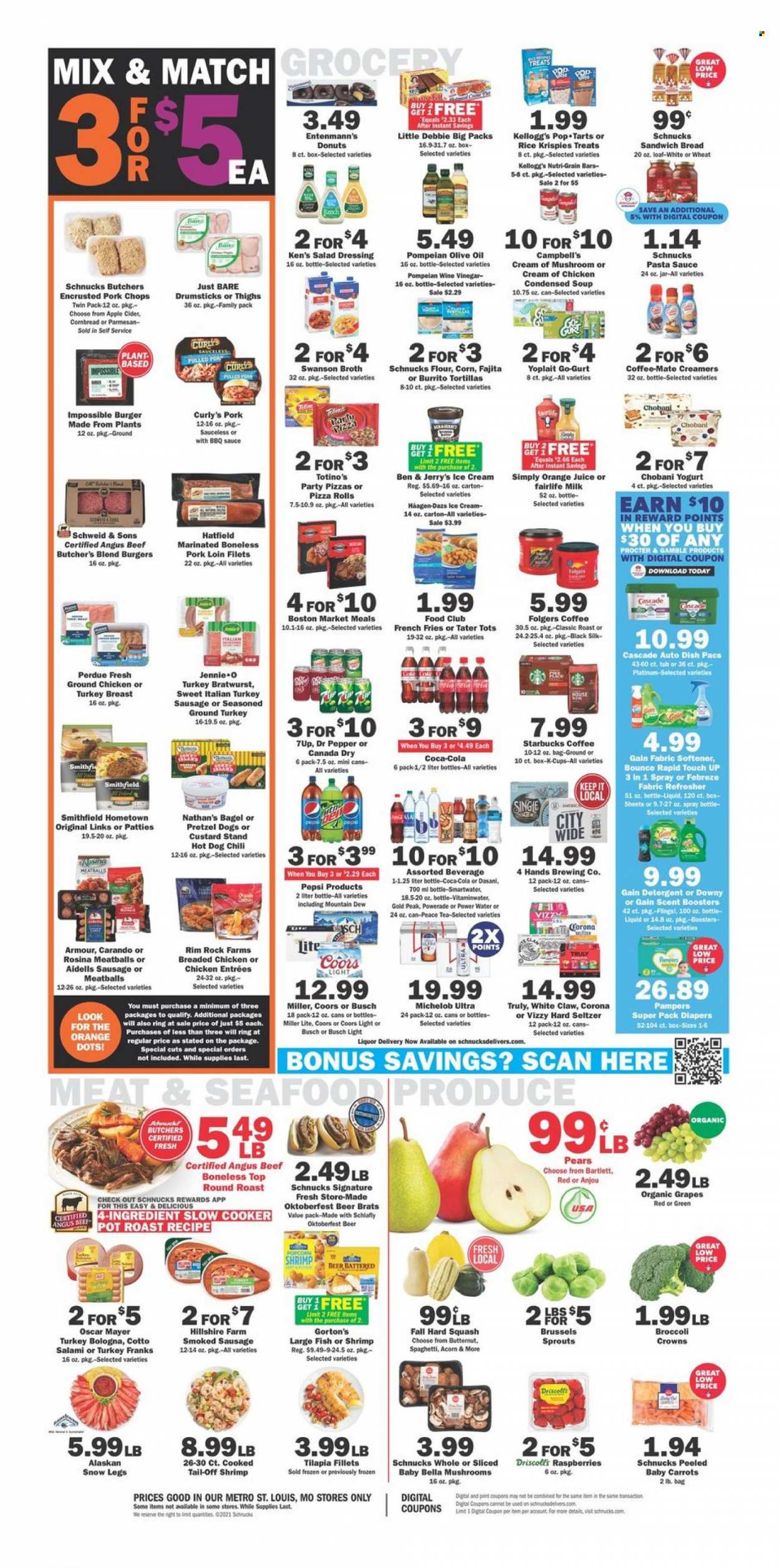 Schnucks ad - 10/06/2021 - 10/12/2021. Page 2