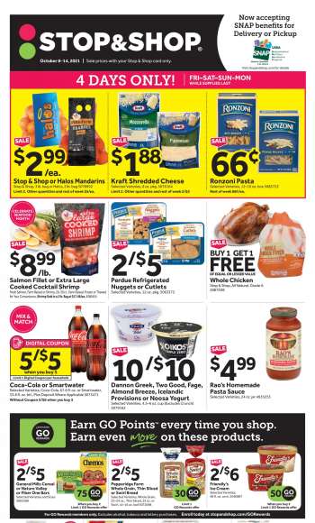 Stop & Shop Flyer - 10/08/2021 - 10/14/2021.