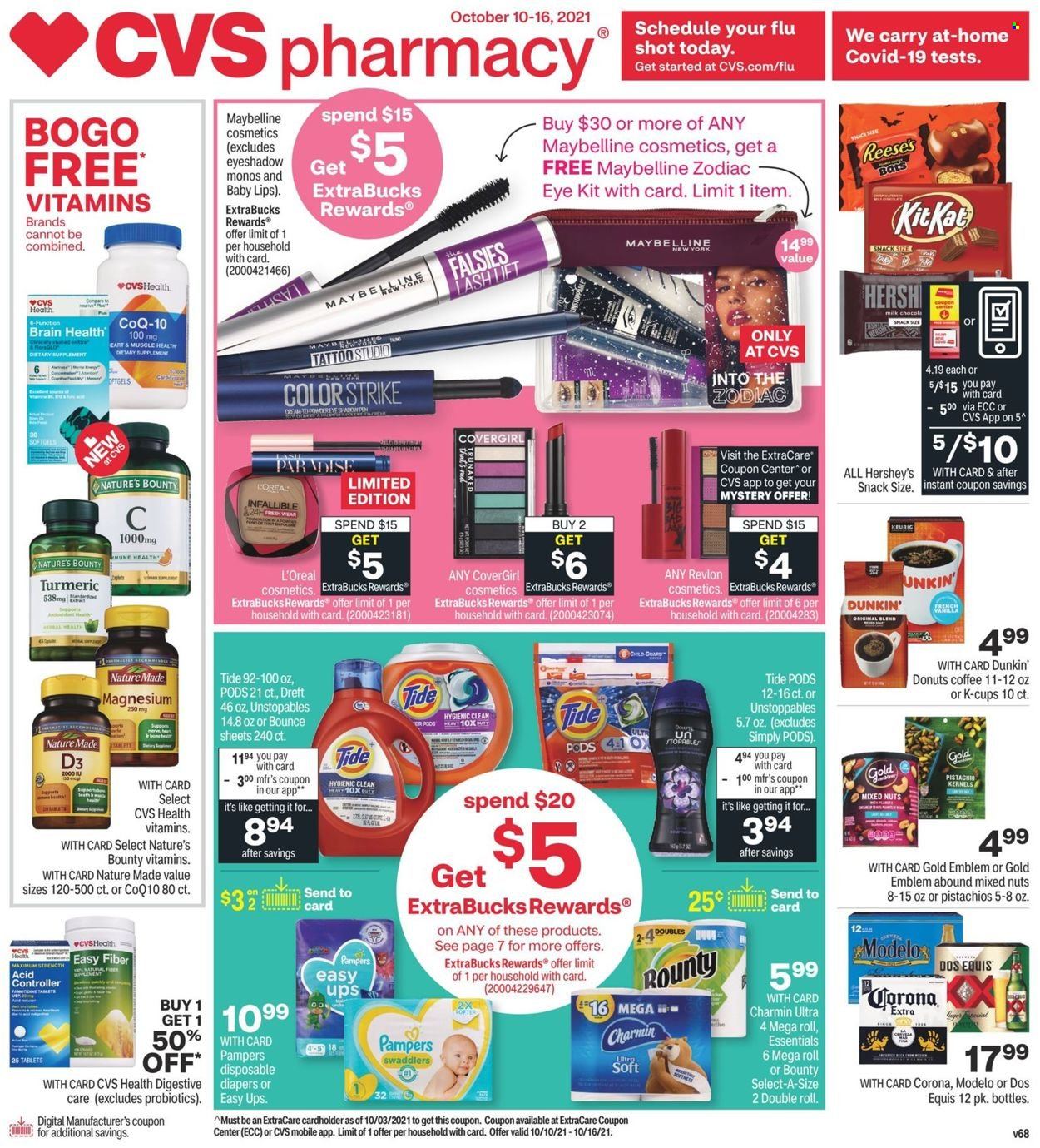 CVS Pharmacy ad - 10/10/2021 - 10/16/2021. Page 1