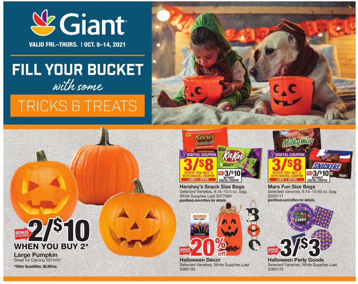 Giant Food ad - 10/08/2021 - 10/14/2021. Page 9
