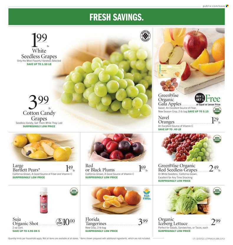 Publix ad - 10/07/2021 - 10/13/2021. Page 11