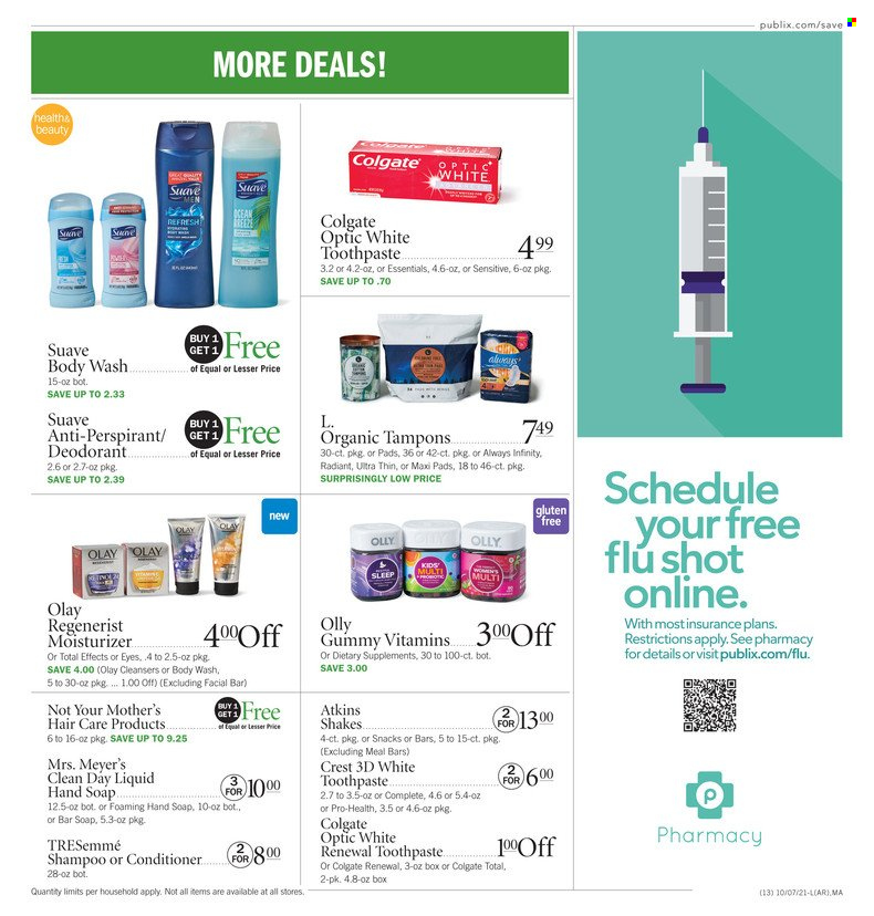 Publix ad - 10/07/2021 - 10/13/2021. Page 17