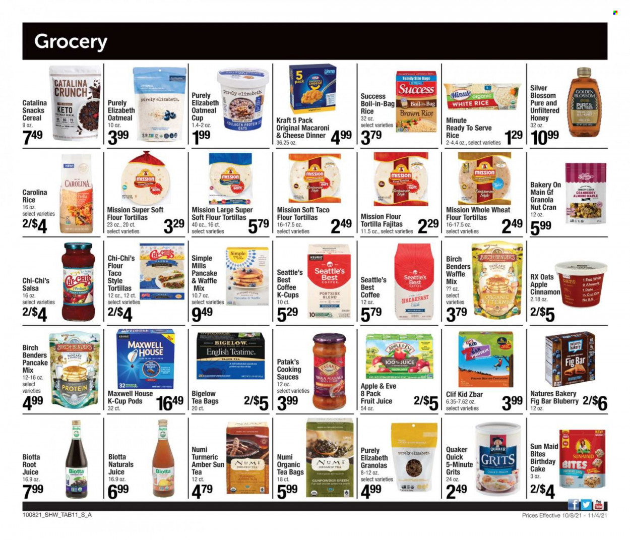 Shaw’s ad - 10/08/2021 - 11/04/2021. Page 11