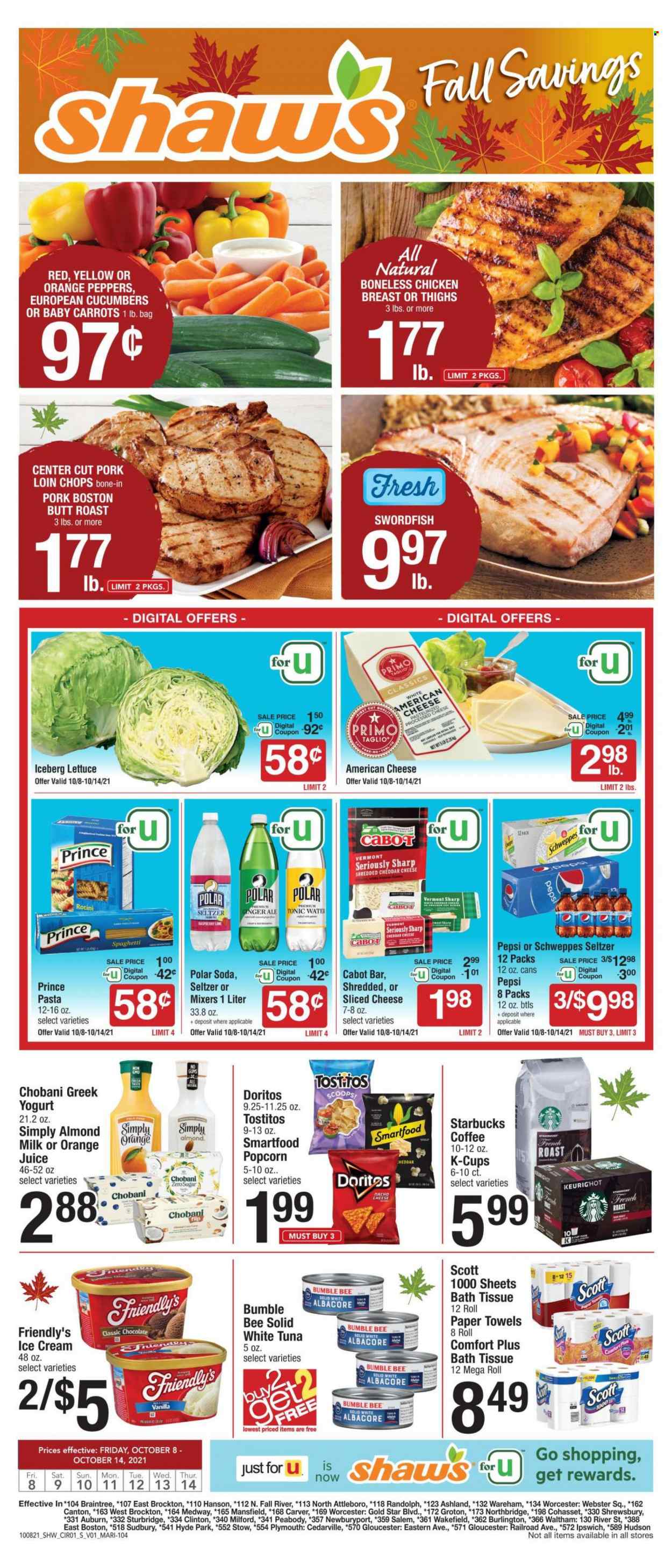 Shaw’s ad - 10/08/2021 - 10/14/2021. Page 1