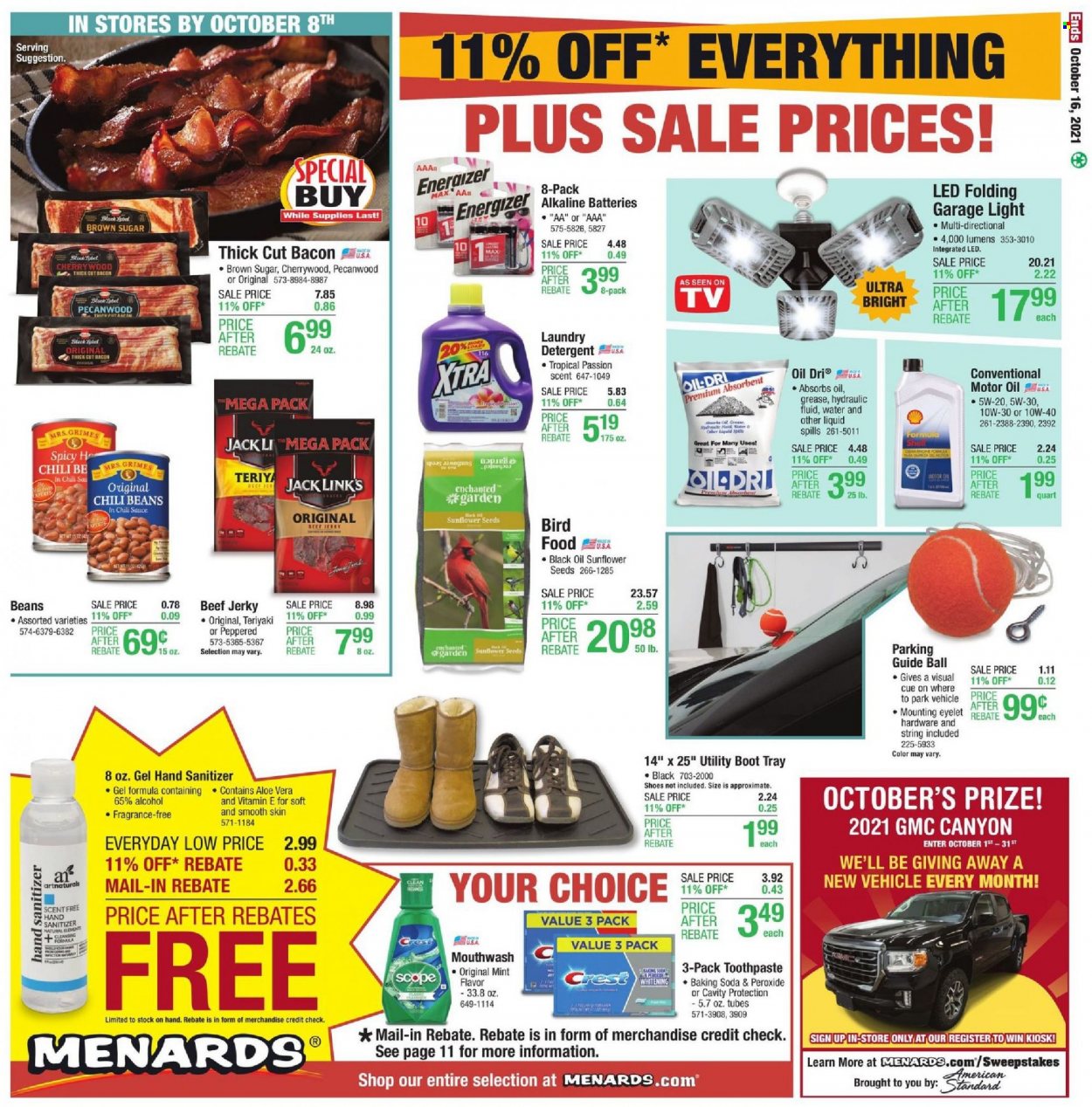 Menards ad - 10/07/2021 - 10/16/2021. Page 18