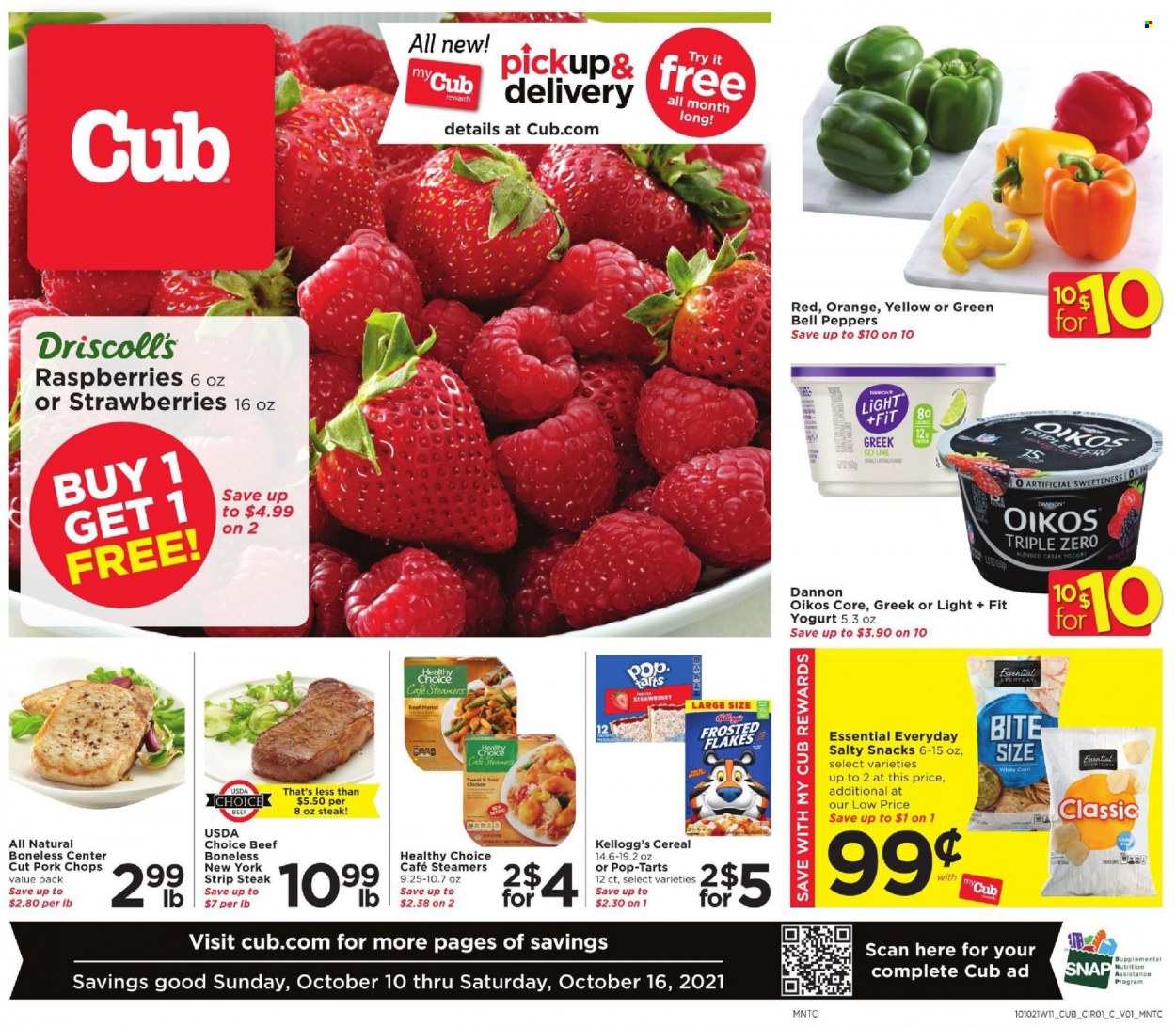Cub Foods ad - 10/10/2021 - 10/16/2021. Page 1