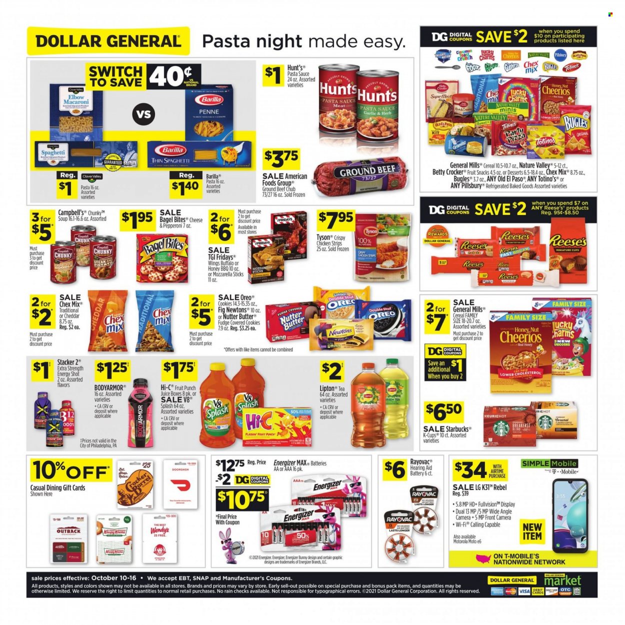 Dollar General ad - 10/10/2021 - 10/16/2021. Page 2