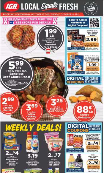 IGA Flyer - 10/13/2021 - 10/19/2021.