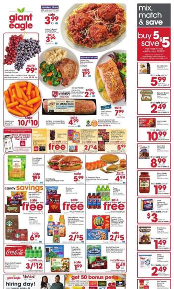 Giant Eagle Flyer - 10/14/2021 - 10/20/2021.