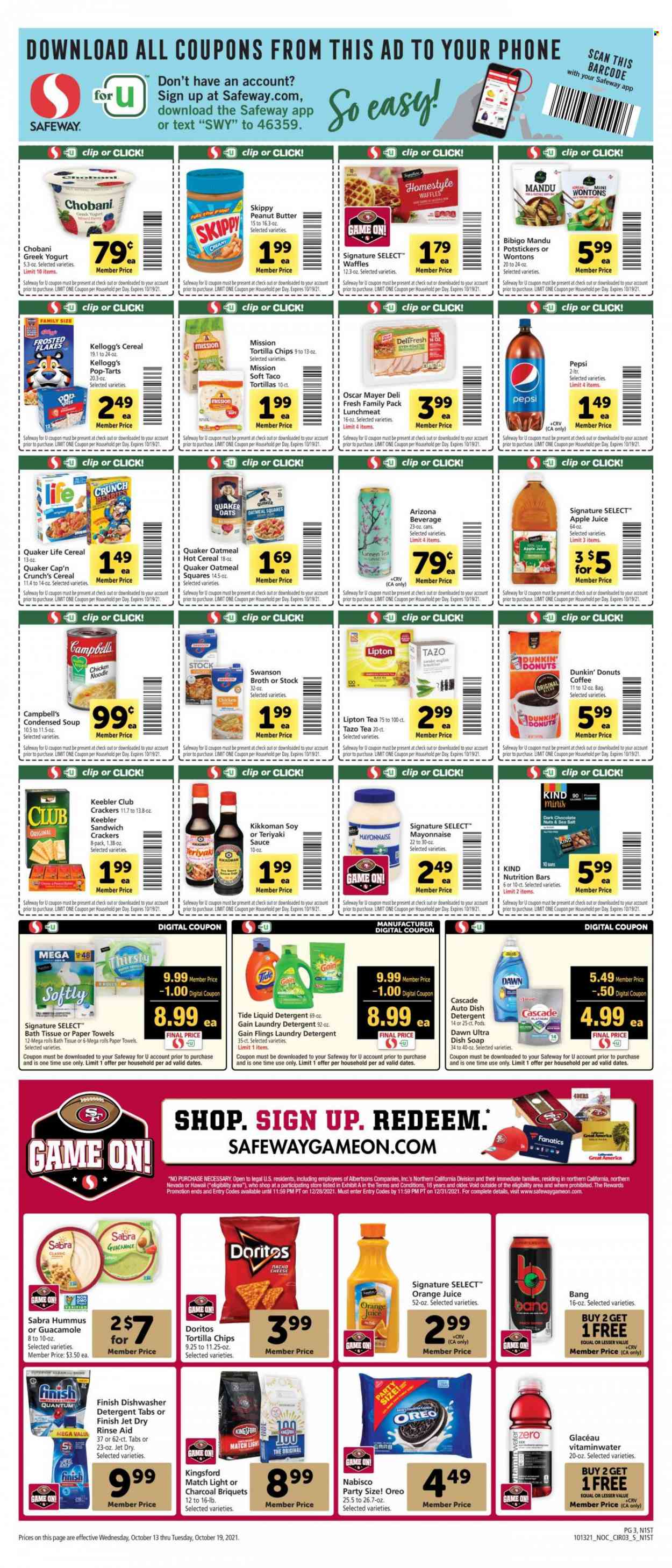 Safeway ad - 10/13/2021 - 10/19/2021. Page 3
