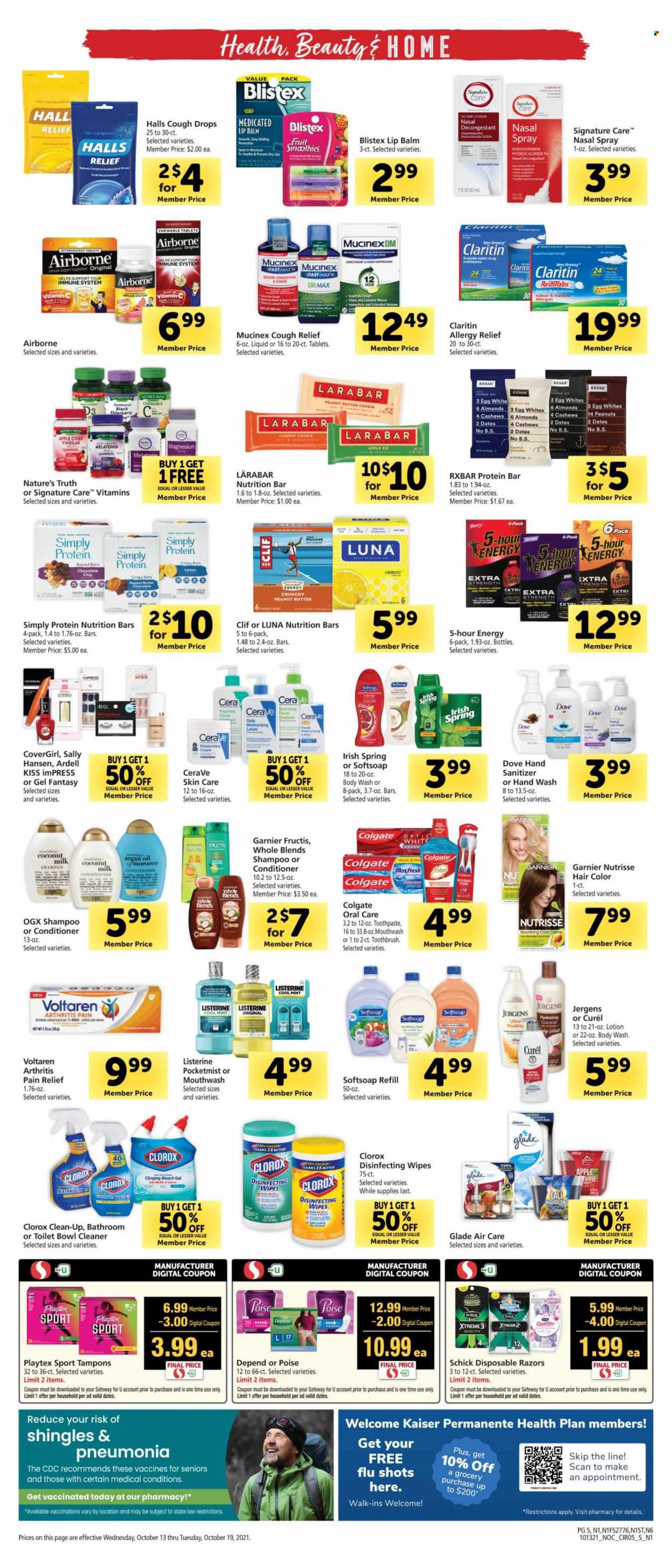 Safeway ad - 10/13/2021 - 10/19/2021. Page 5