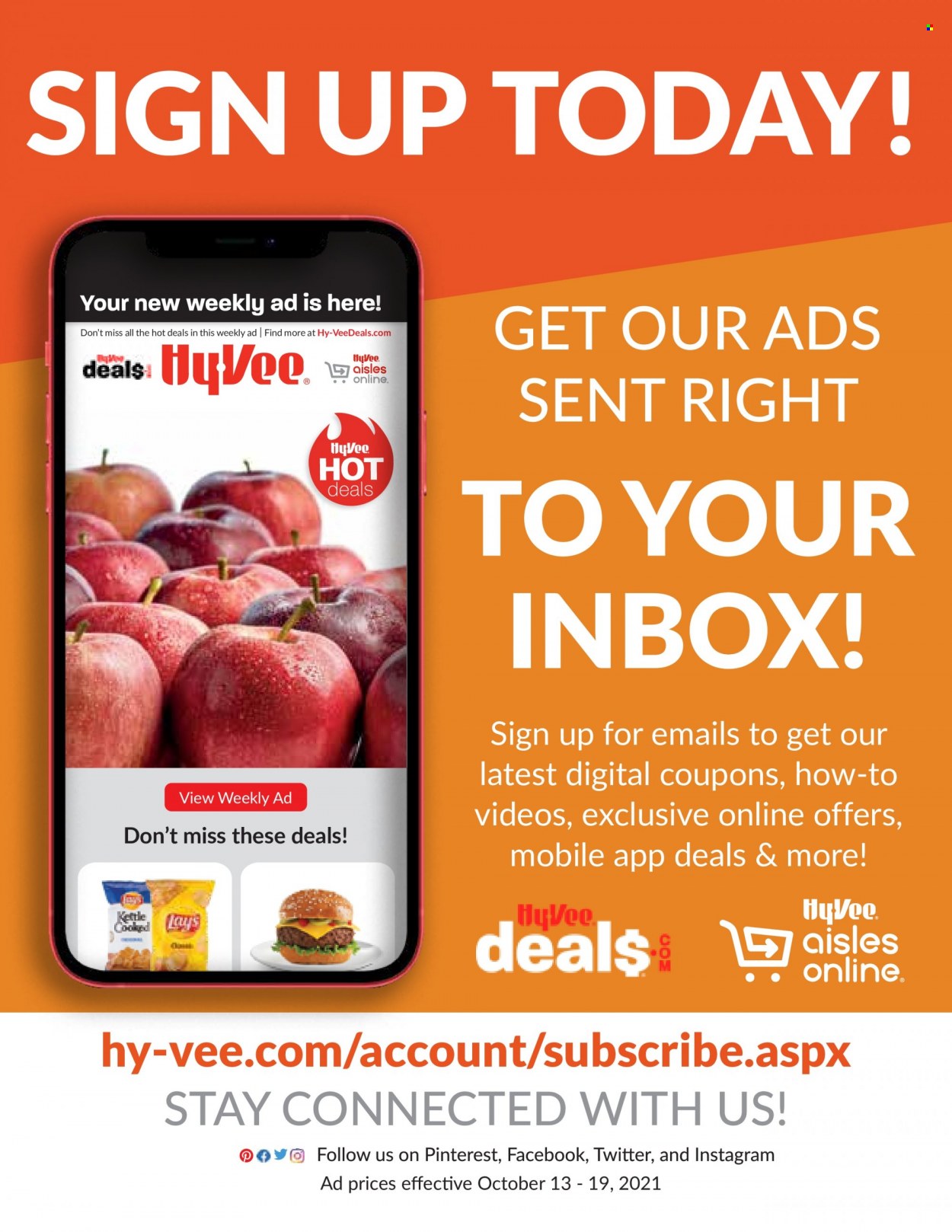 Hy-Vee ad - 10/13/2021 - 10/19/2021. Page 33