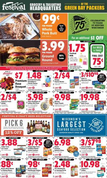 Festival Foods Flyer - 10/13/2021 - 10/19/2021.