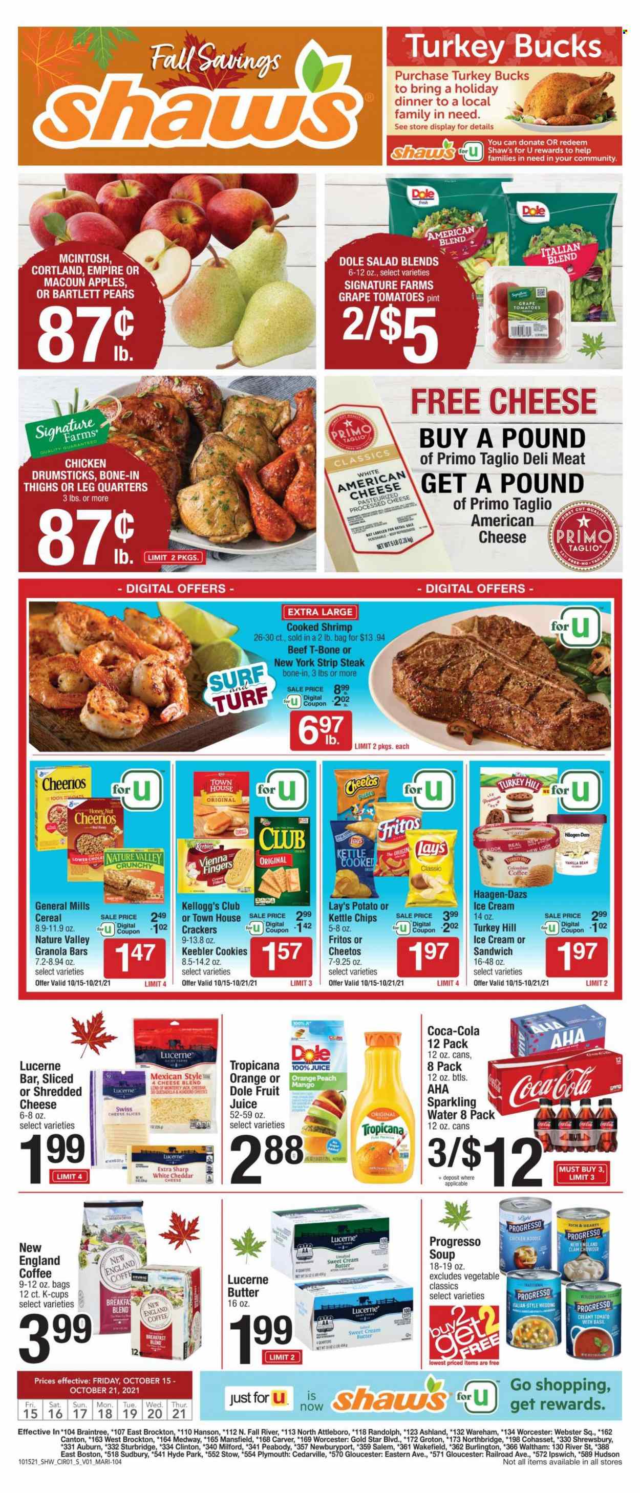 Shaw’s ad - 10/15/2021 - 10/21/2021. Page 1